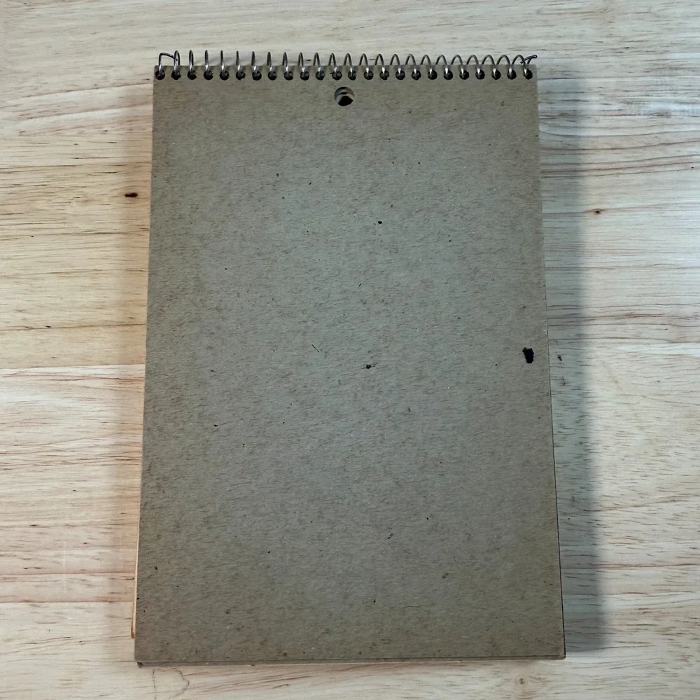Vintage Montag My Recipe Book Kitchen Spiral Bound Blank Pages - 80 Sheets